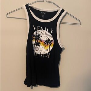 art class Black and White Venice Beach Tank Top